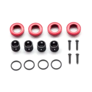 SMJ3351RD Alu Body Height Adjuster (Red/4Pcs)