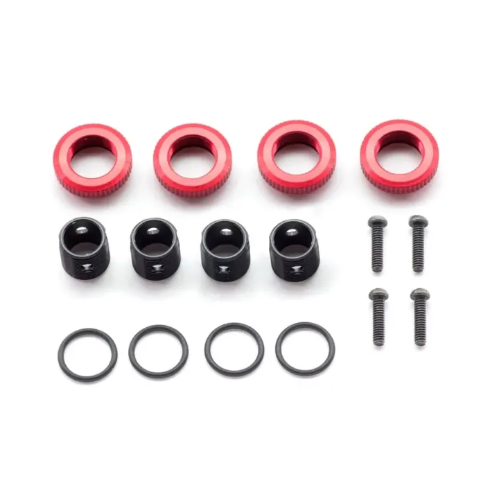 SMJ3351RD Alu Body Height Adjuster (Red/4Pcs)
