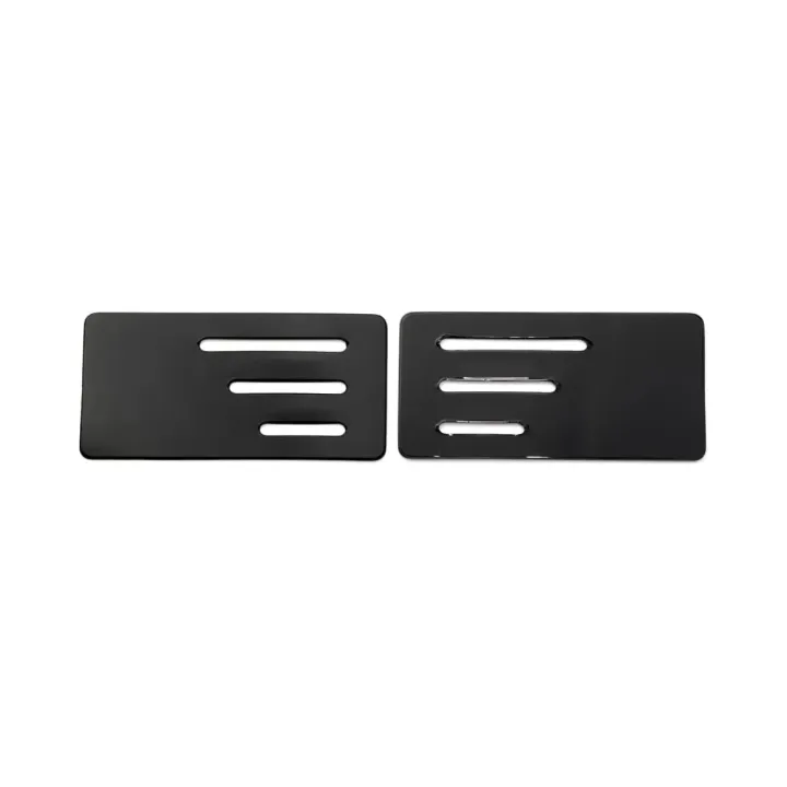 SMJ1323G Wing Endplate With Slit For 1/10 Tc With Glue (Black/0.5mm/2Pcs)